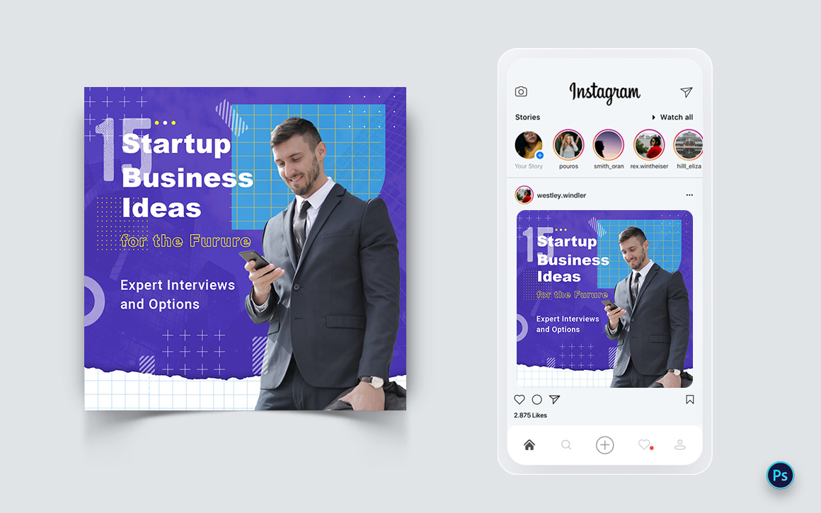 Business Service Promotion Social Media Post Design Template-18