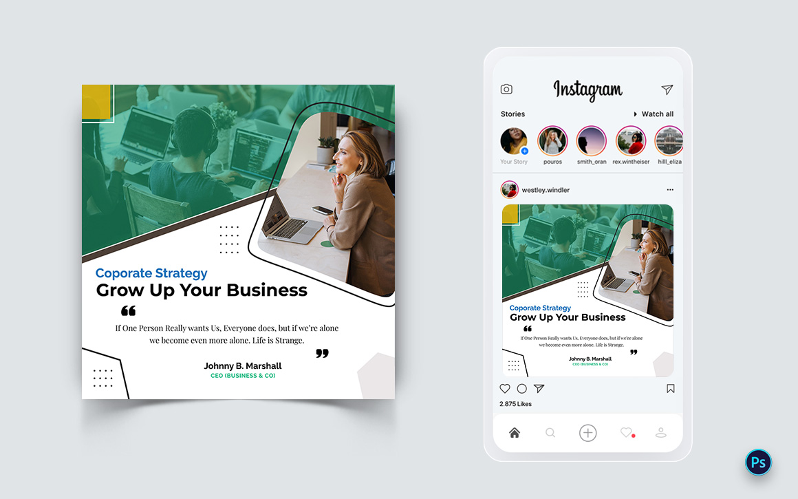 Business Service Promotion Social Media Post Design Template-71