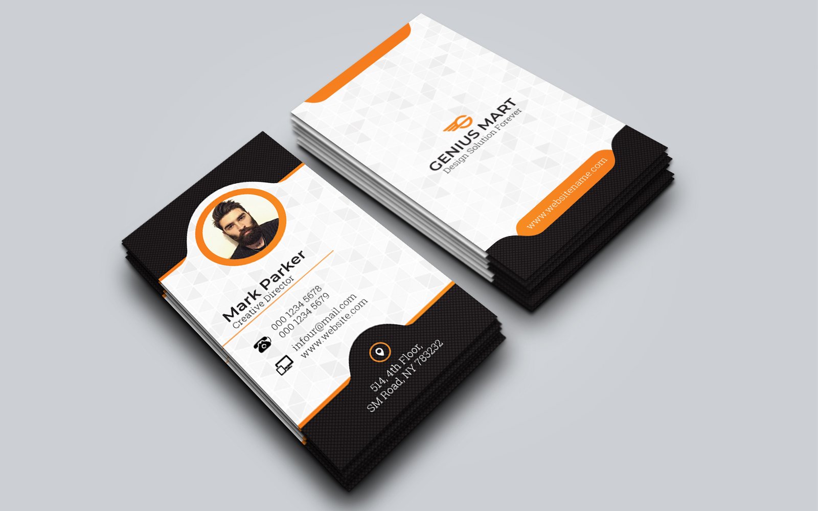 Corporate Business Card Template 105