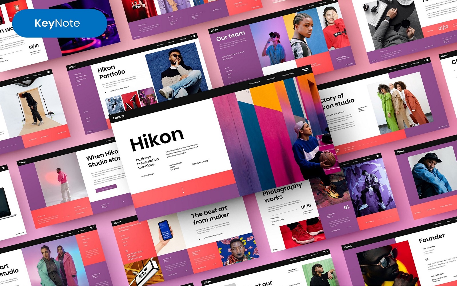 Hikon – Busines Keynote Template