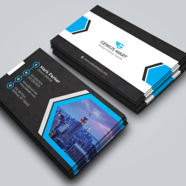 Black Blue Corporate Identity 260257