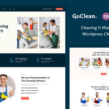 Cleaning Business WordPress Themes 260264