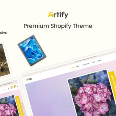Artist Bootstrap Shopify Themes 260275