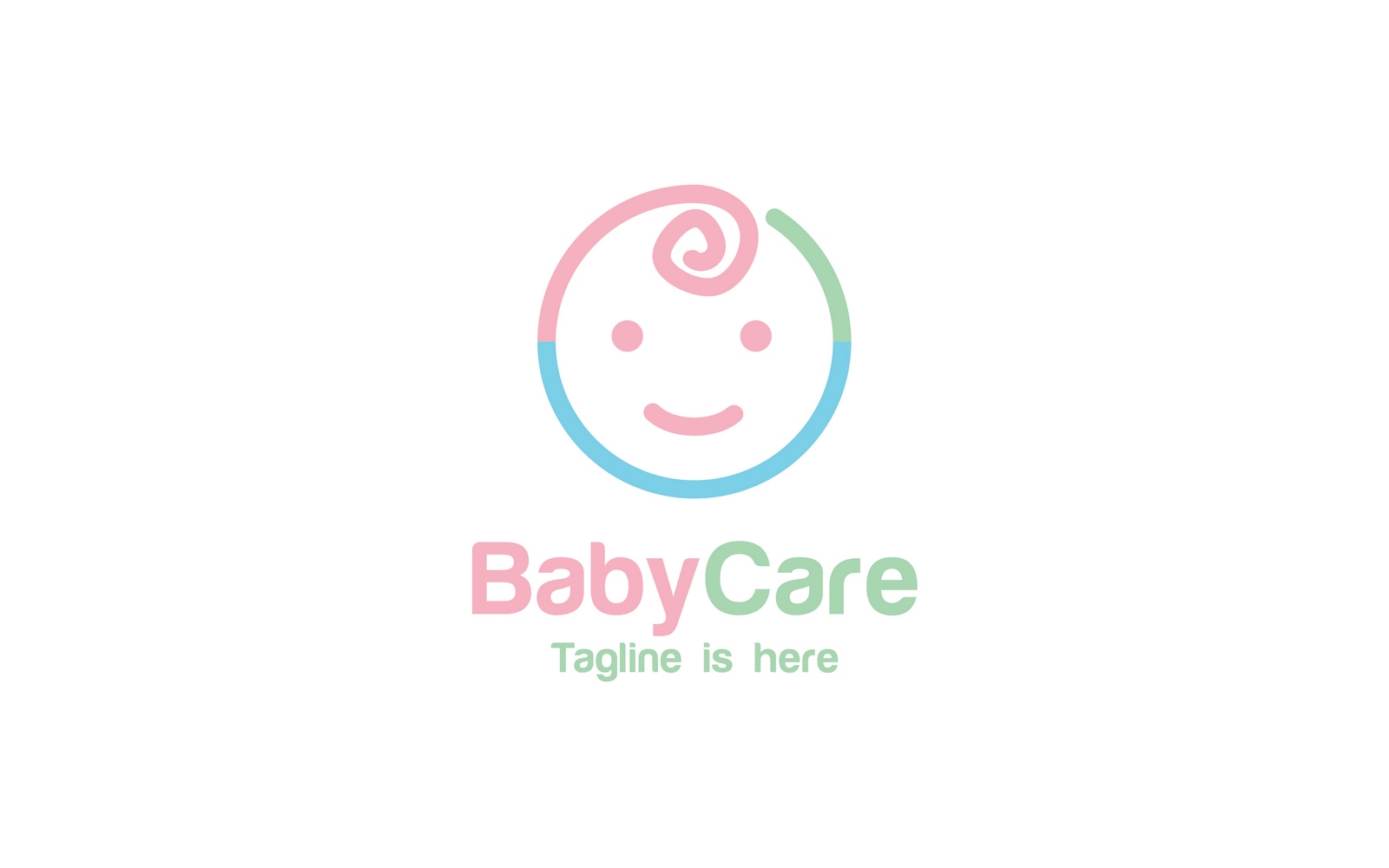 Child Baby care Logo Template V2