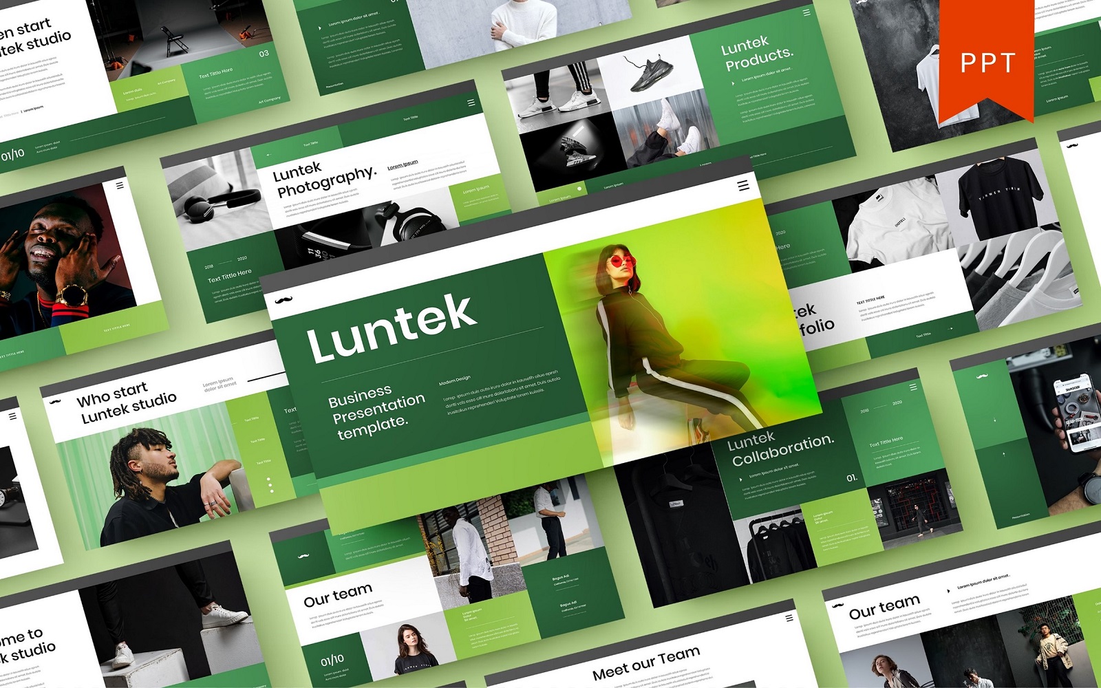 Luntek – Busines PowerPoint Template