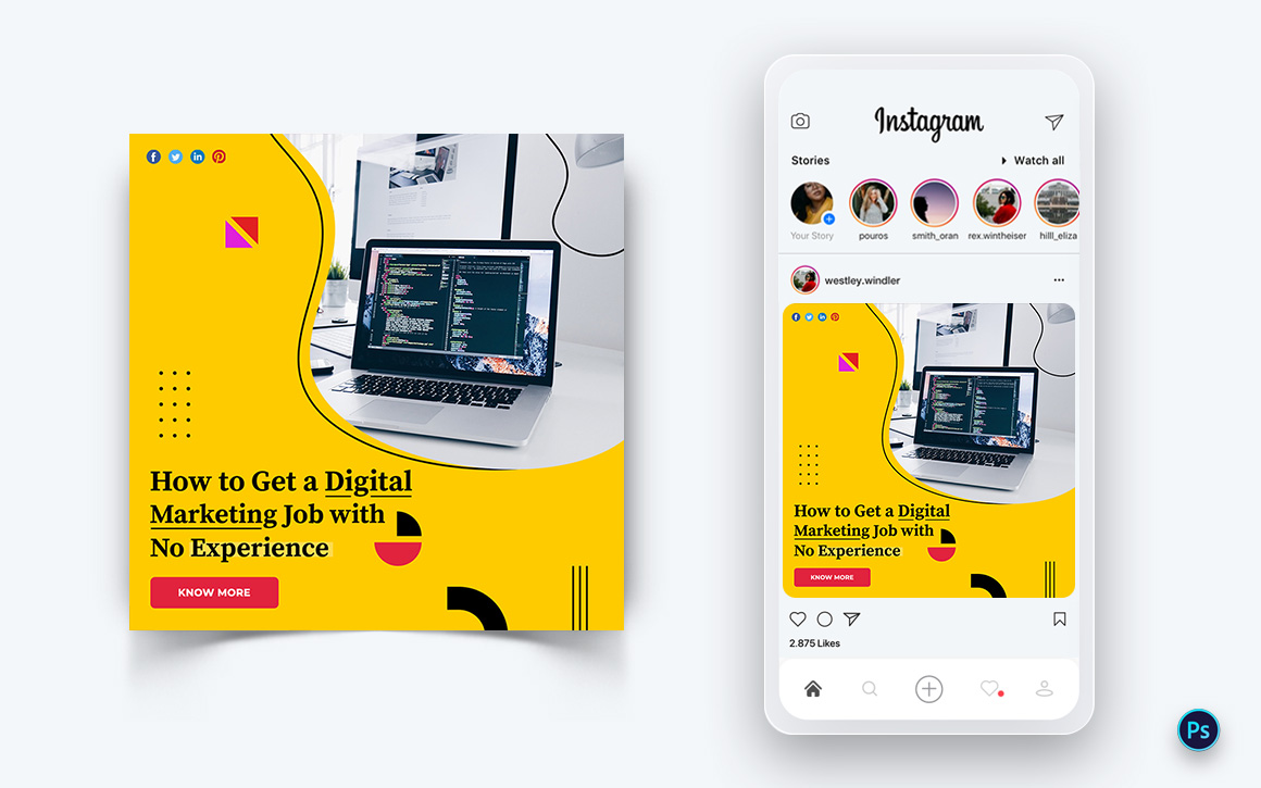 Digital Marketing Social Media Post Design Template-15