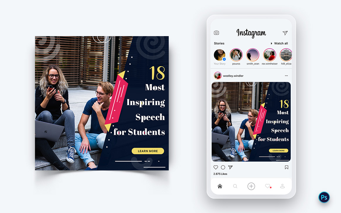 Education Social Media Post Design Template-13