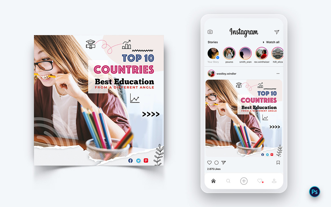 Education Social Media Post Design Template-14