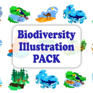 Biodiversity Ecology Illustrations Templates 260625