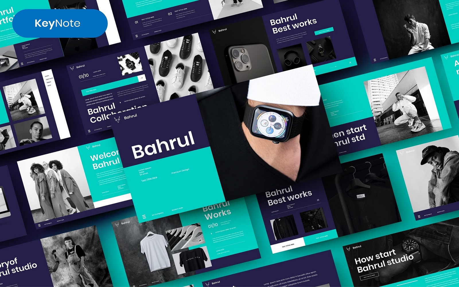 Bahrul – Busines Keynote Template