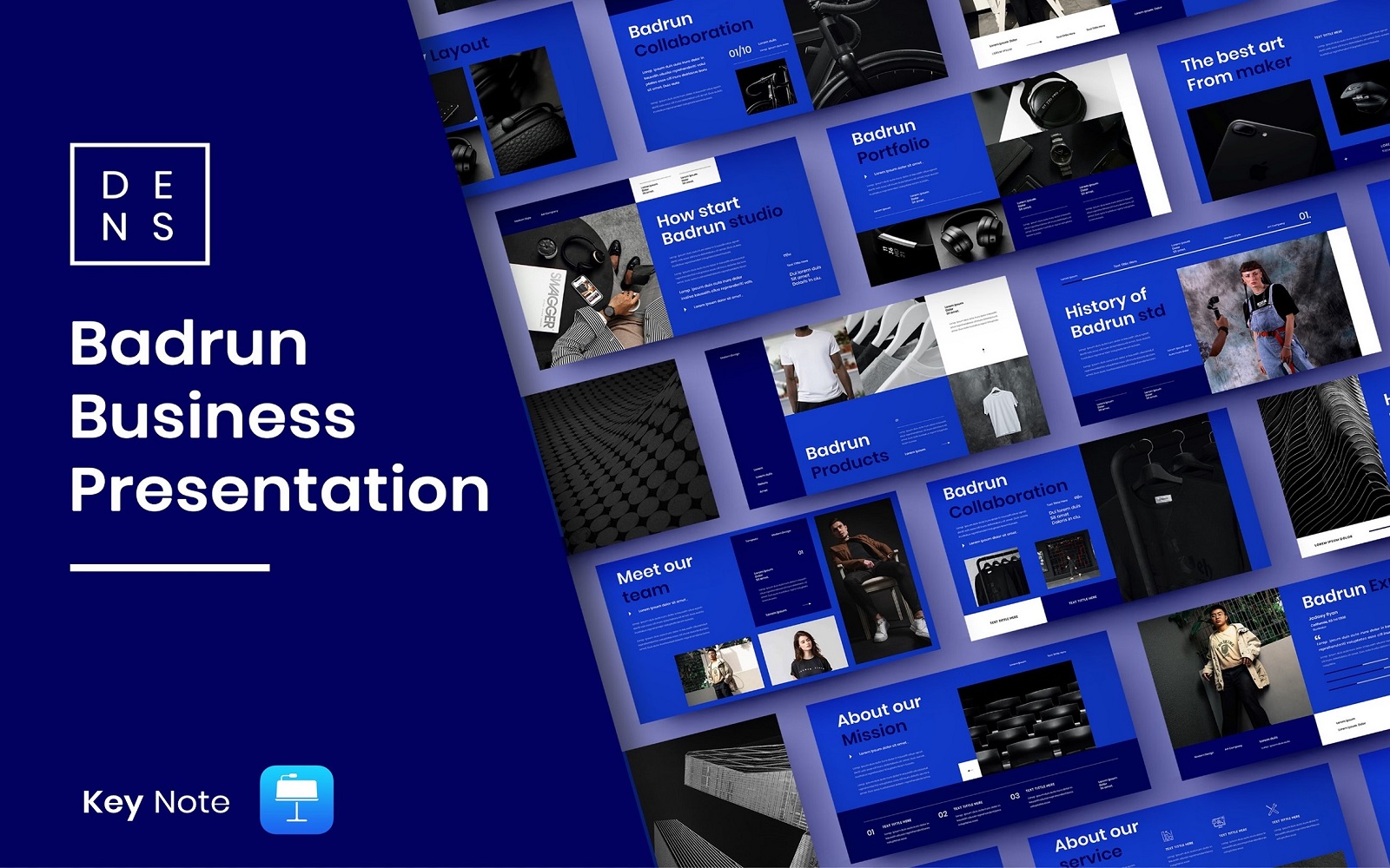 Badrun – Busines Keynote Template