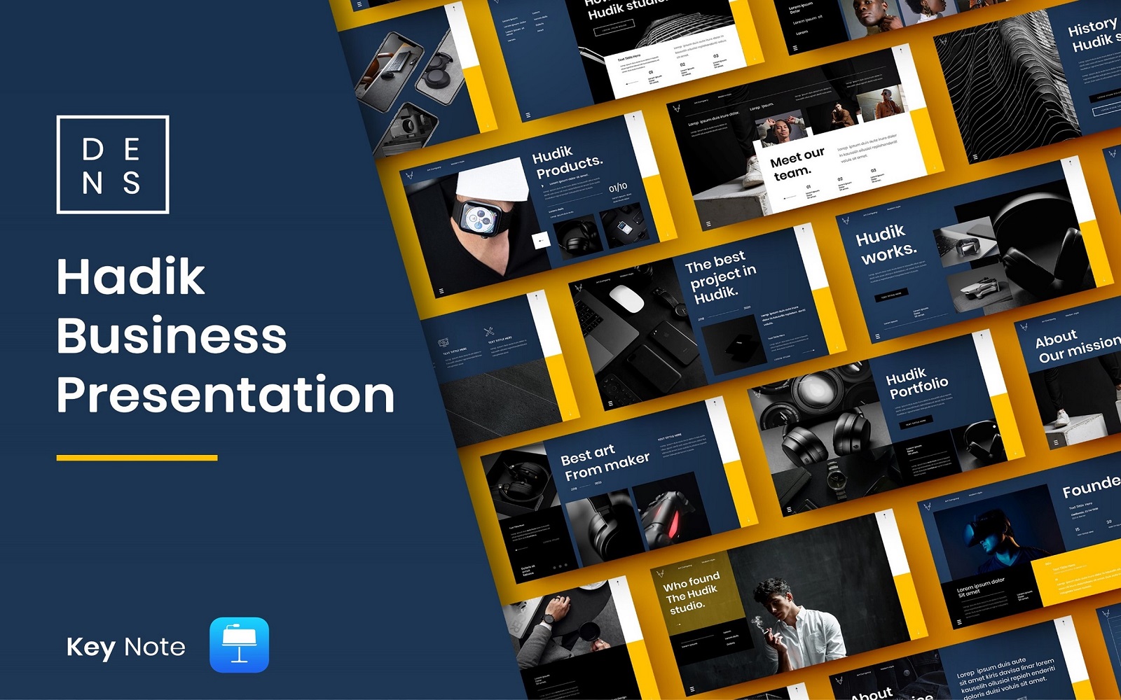 Hadik – Busines Keynote Template