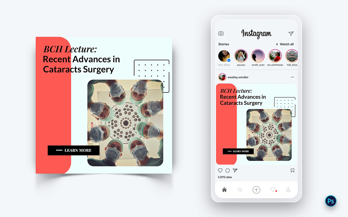 Medical and Hospital Social Media Post Design Template-09