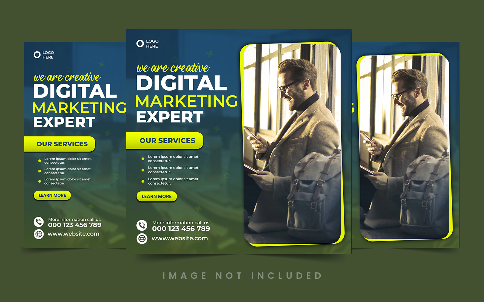 Digital Marketing Expert Social Media Post Template