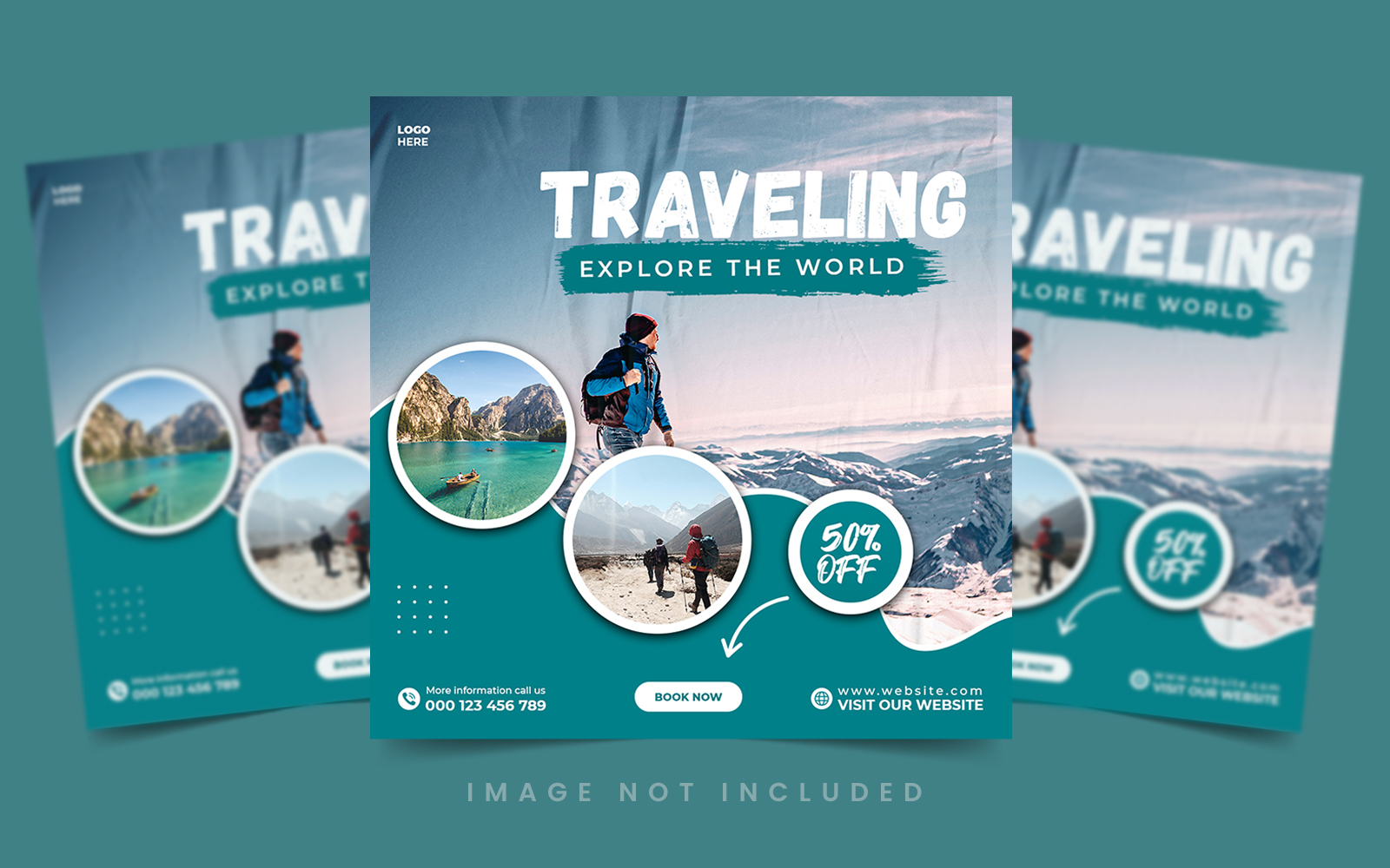 Traveling Banner Social Media Post Template