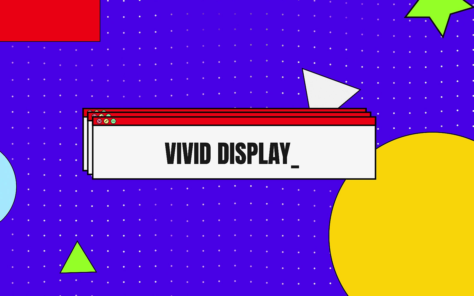 Vibrant Display: (mogrt) Premiere Pro template