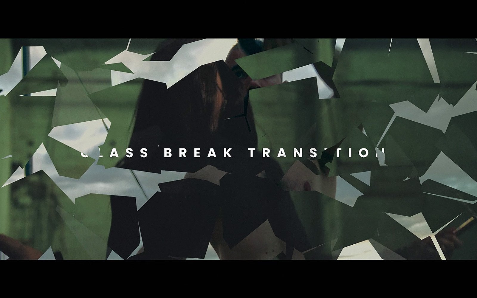 Glass Break Transition: (Mogrt) Premiere Pro transition