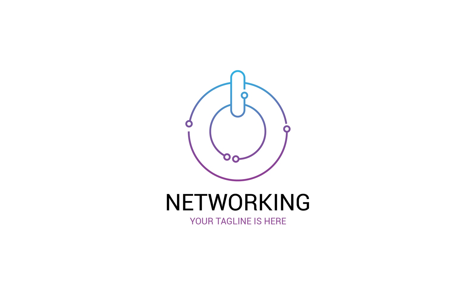 Computer and Networking Logo Template V2