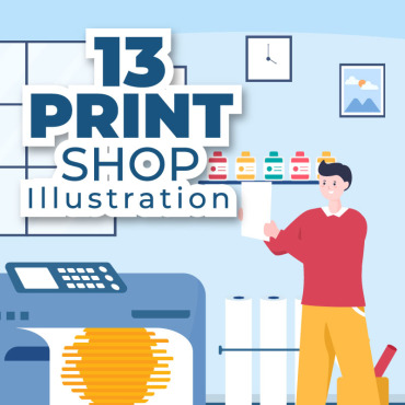 Shop Print Illustrations Templates 261464