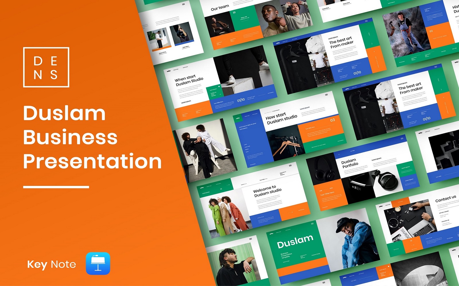 Duslam – Busines Keynote Template