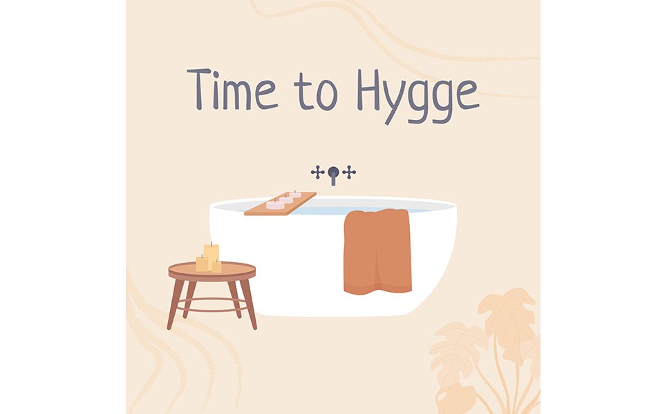 Time to Hygge Card Template