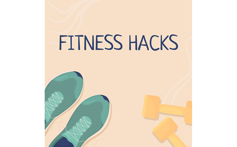 Fitness Hacks Card Template