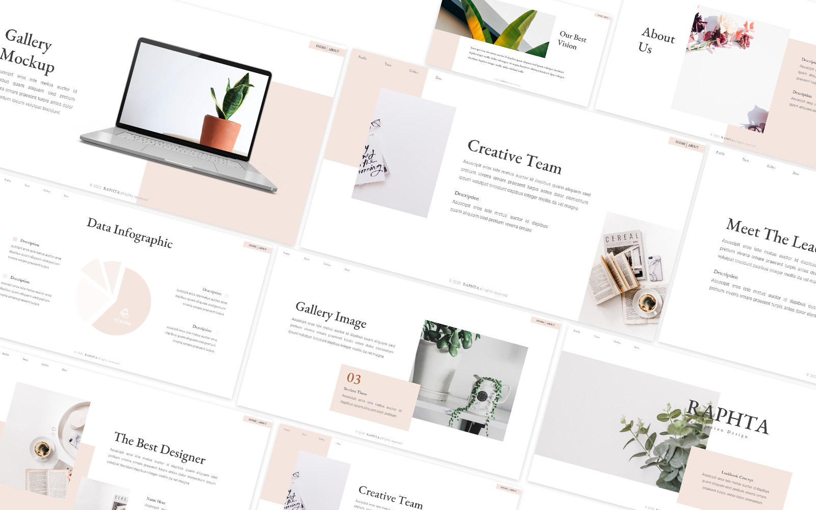 Raphta Design Keynote Template