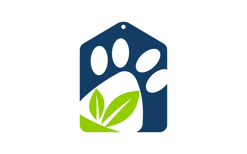 Pet Shop logo design template vector