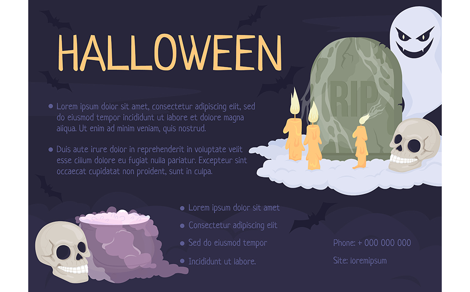 Halloween Traditions Banner Template