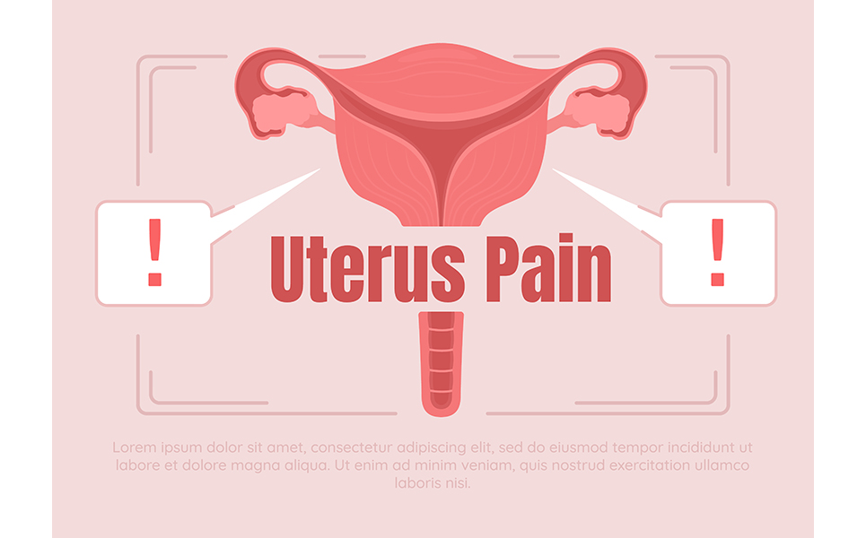 Uterus Pain Banner Template