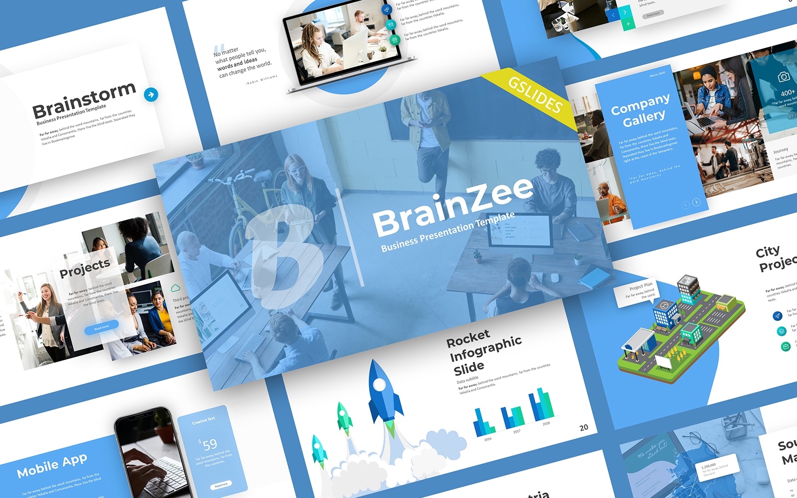 BrainZee Business Google Slides Template