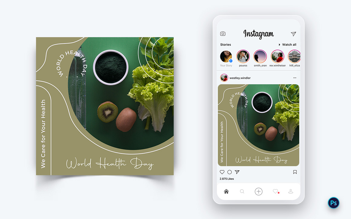 World Health Day Social Media Post Design Template-16