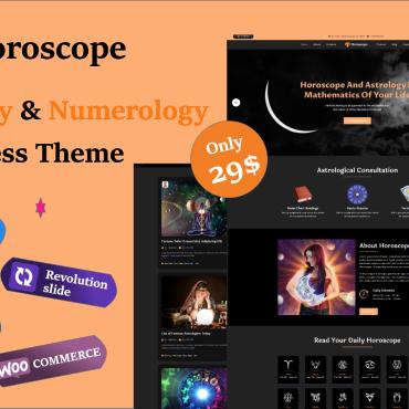 Astrology Cards WordPress Themes 261992