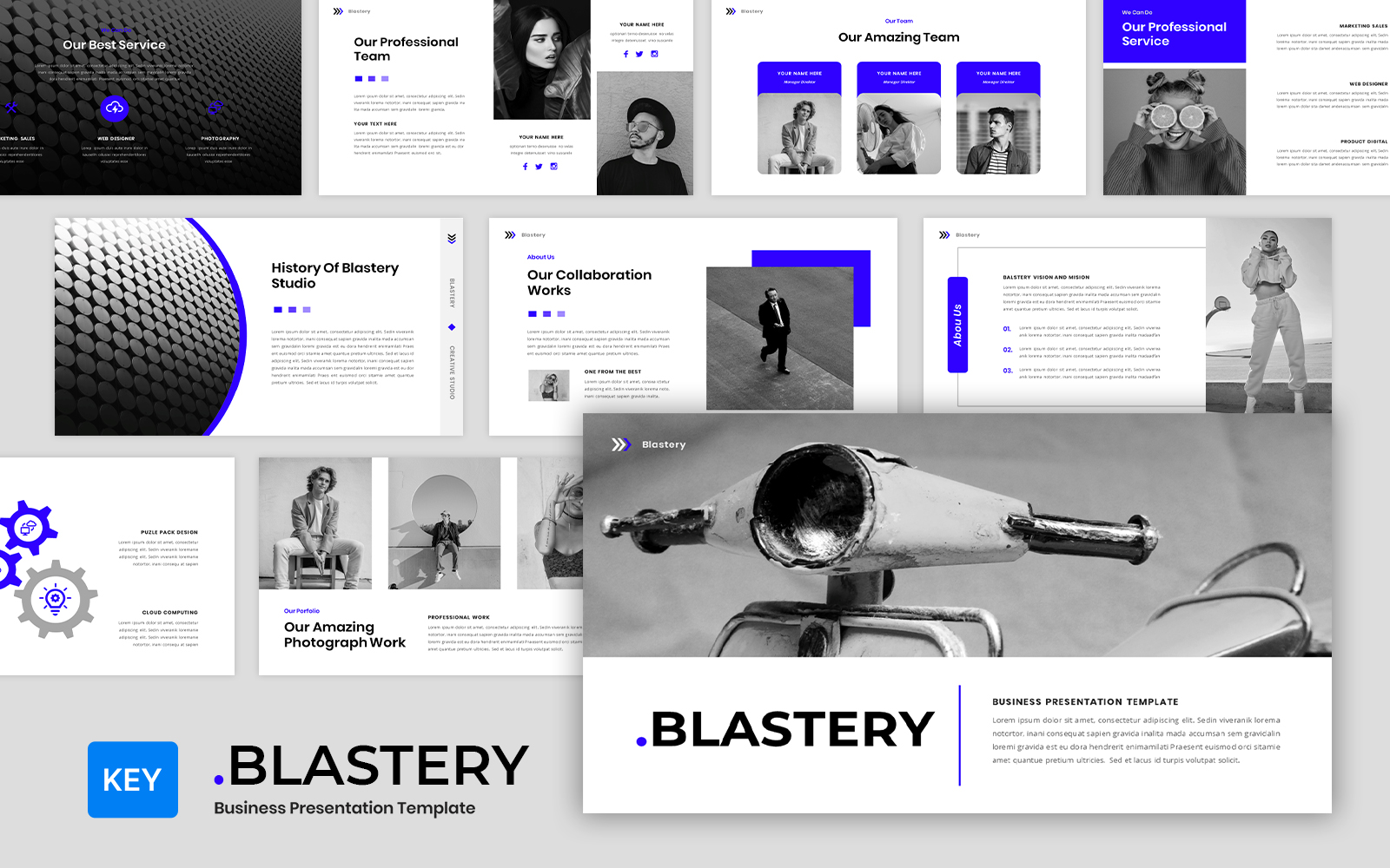 Blastery - Business Presentation Keynote Template