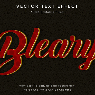 Editable Text Vectors Templates 262076