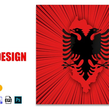 Albania Map Illustrations Templates 262119
