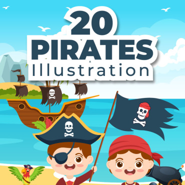 Parrot Sea Illustrations Templates 262228