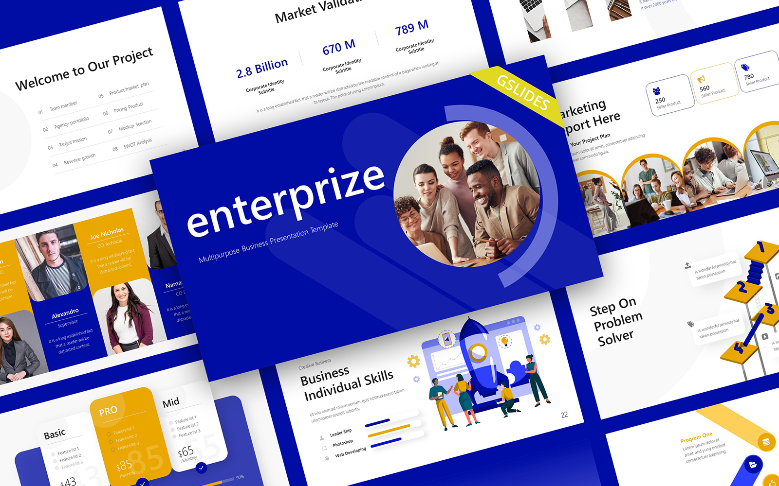 Enterprize Multipurpose Business Google Slides Template