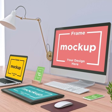 Mockup Workstation Product Mockups 262290