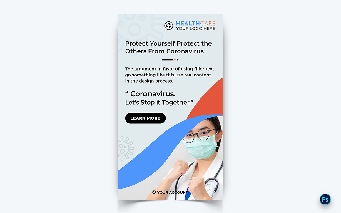 Corona Virus Awareness Social Media Story Design Template-10