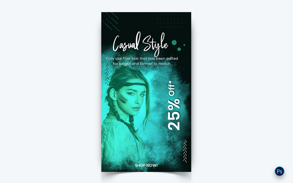 Fashion Sale Womens Mens Social Media Story Design Template-18