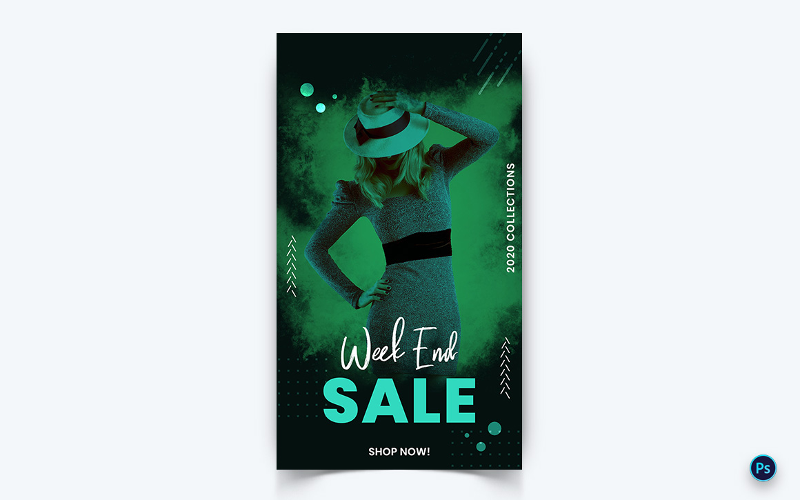 Fashion Sale Womens Mens Social Media Story Design Template-19