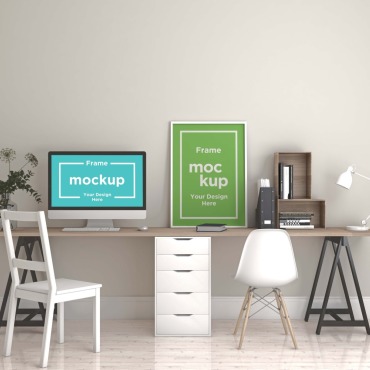 Mockup Workstation Product Mockups 262397