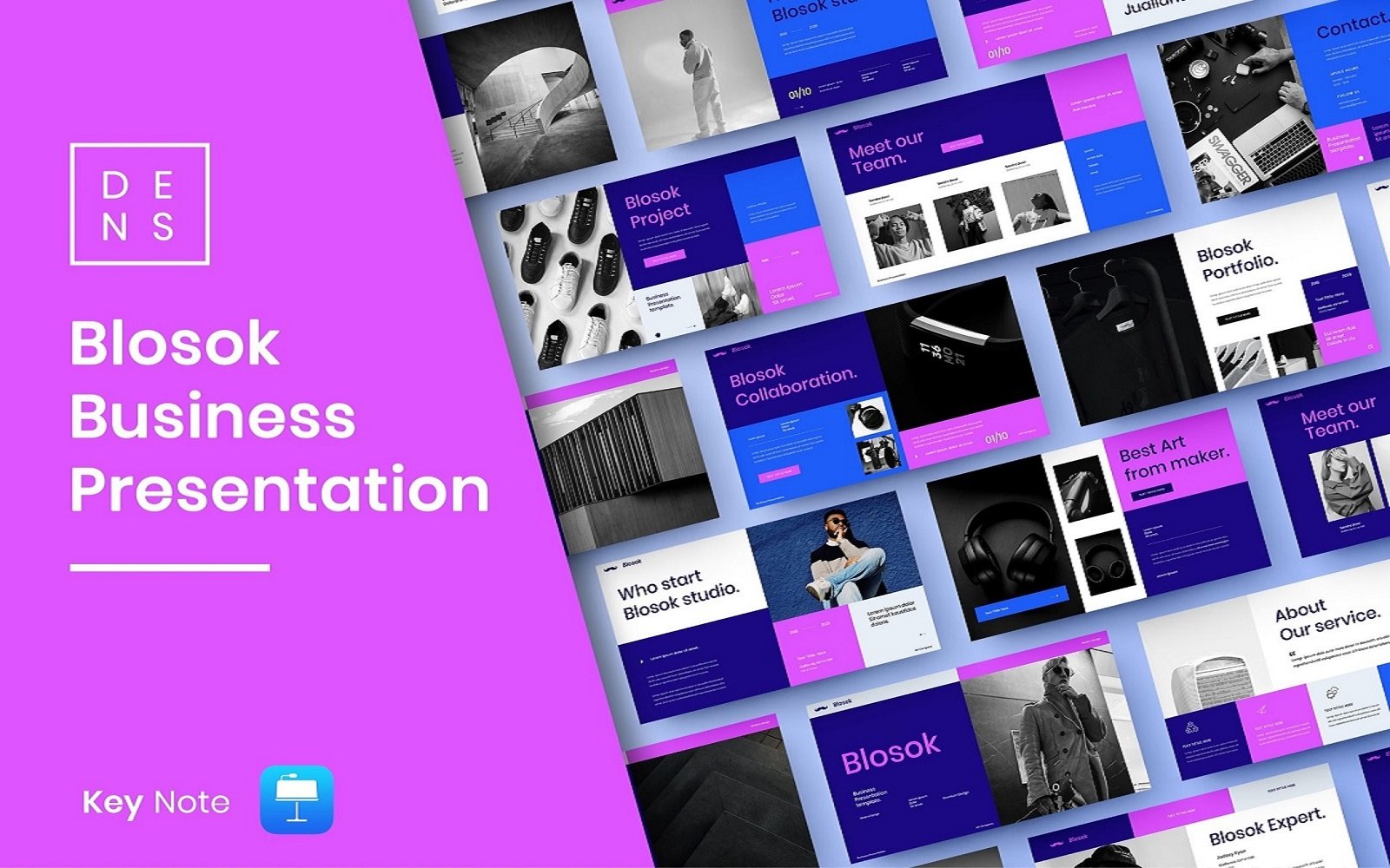 Blosok – Busines Keynote Template