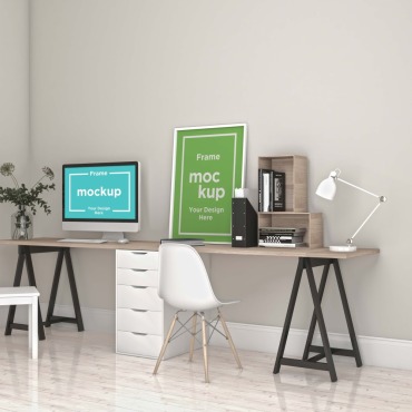 Mockup Workstation Product Mockups 262399