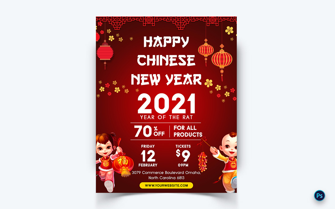 Chinese NewYear Celebration Social Media Instagram Feed-01