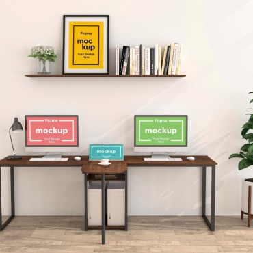 Mockup Workstation Product Mockups 262517