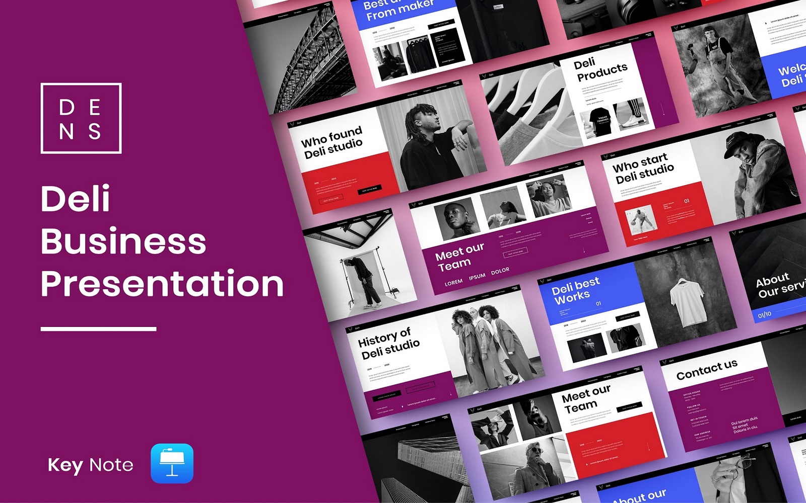 Delia – Business Keynote Template