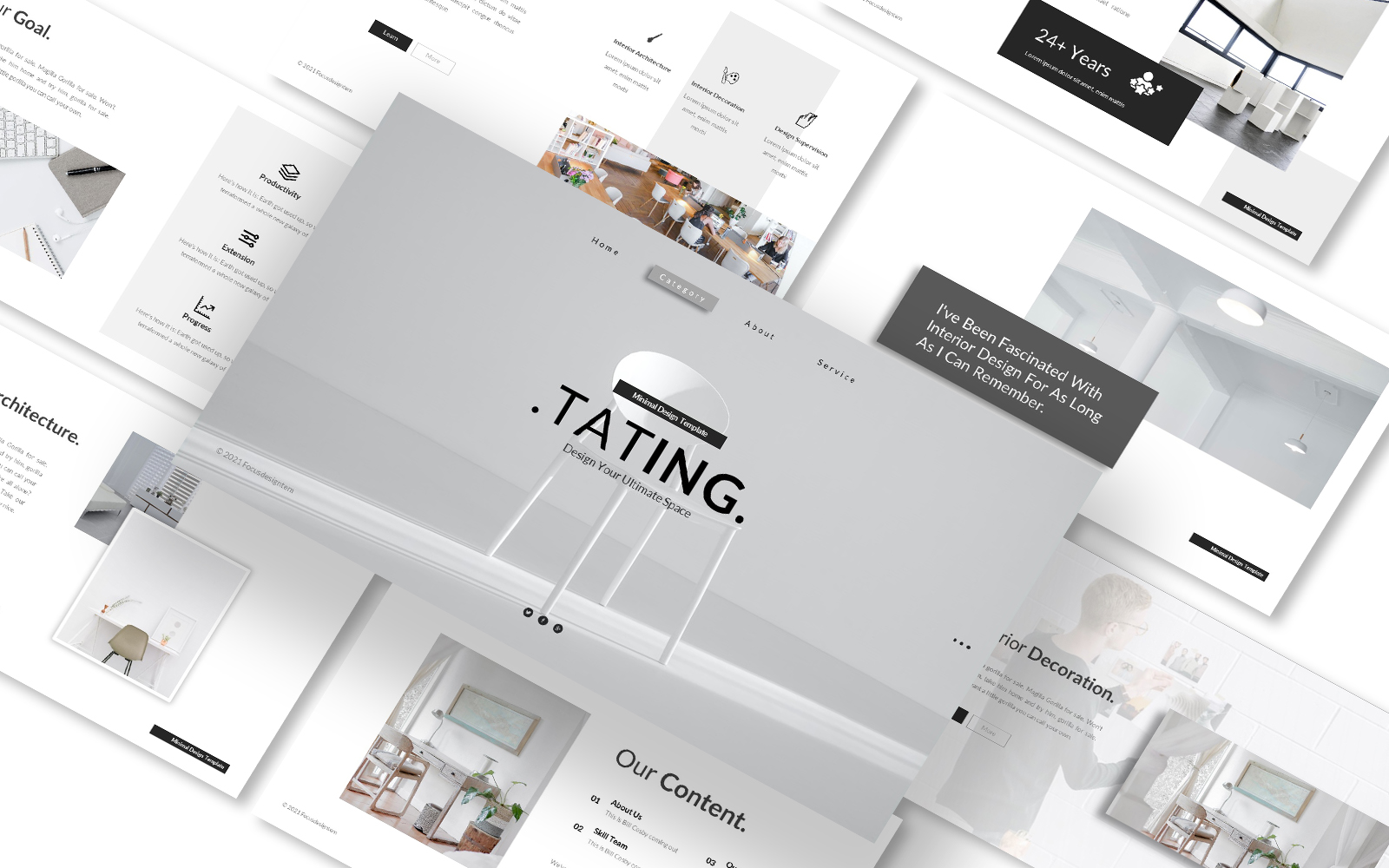 Tating Interior Keynote Template