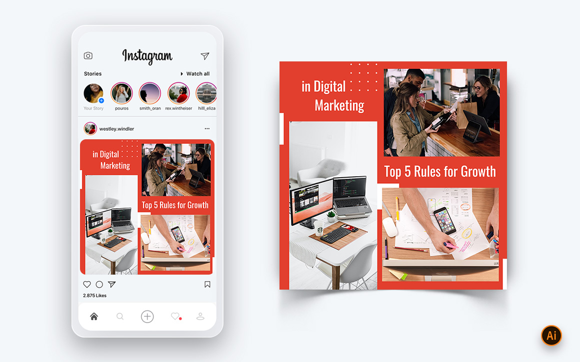 Digital Marketing Agency Social Media Post Design Template-08